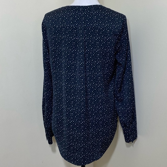 J.crew long Sleeves polka dot blouse size Small - Picture 3 of 7